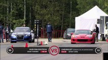 Audi RS6 Evotech vs Chevrolet Corvette Z06 Supercharged