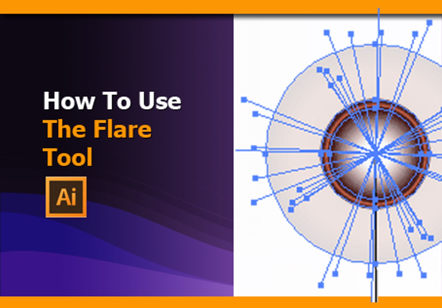 How To Use The Flare Tool Adobe Illustrator Tutorial Video Dailymotion