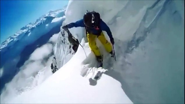 Freeride skiing is just crazy!!!