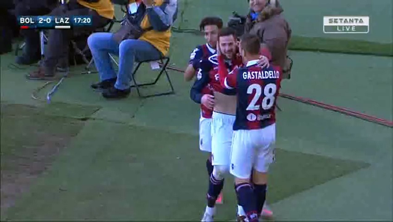 Mattia Destro Goal HD - Bologna 2-0 Lazio  - 17-01-2016
