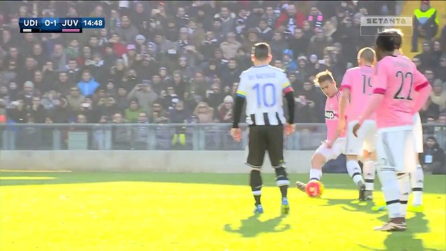 0-1 Paulo Dybala Goal Italy Serie A - 17.01.2016, Udinese Calcio 0-1 Juventus FC