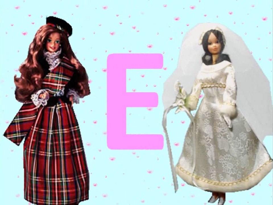 abc barbie - alfabeto italiano per bambini - canzone per bimbi con bambole - 2016