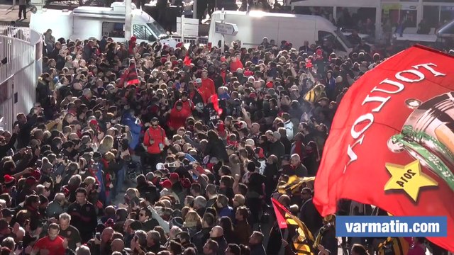 RCT-Wasps: l'arrivée des Toulonnais à Mayol