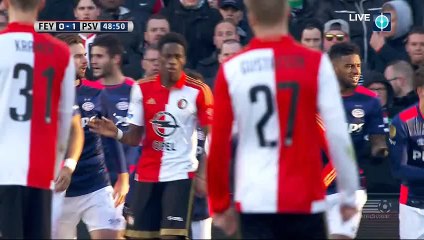 Héctor Moreno Goal HD - Feyenoord 0-1 PSV - 17-01-2016