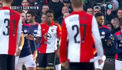 Héctor Moreno Goal HD - Feyenoord 0-1 PSV - 17-01-2016