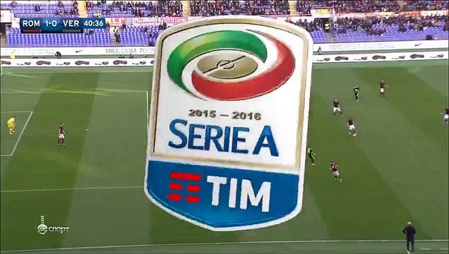 1-0 Radja Nainggolan - Roma v. Hellas Verona - 17.01.2016