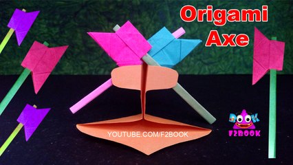 How to Make a Paper Battle Axe - Easy Tutorials