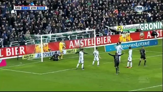 1-3 Christian Kum Goal Holland Eredivisie - 17.01.2016, FC Groningen 1-3 FC Utrecht