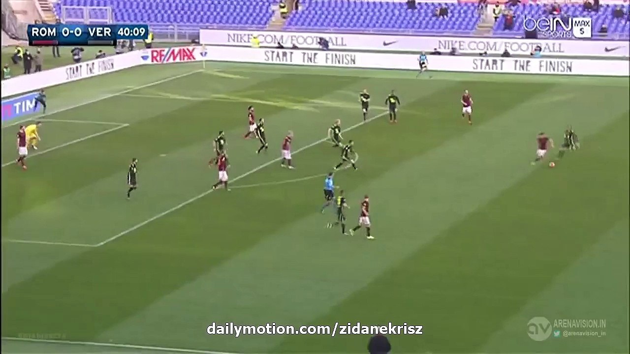 Radja Nainggolan Goal HD - Roma 1-0 Hellas Verona 17.01.2016 HD