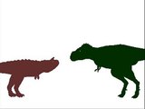 Dinosaur Territories - Tyrannosaurus rex vs Carnotaurus