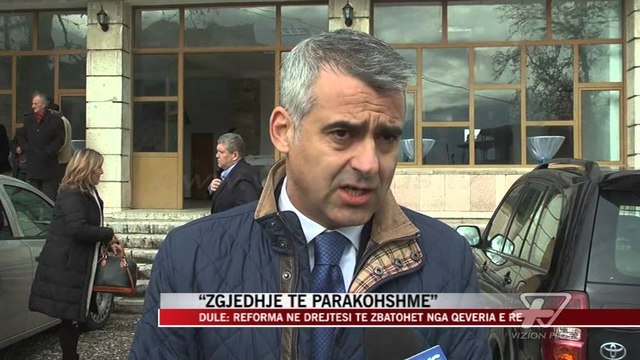 Dule: Reforma në drejtësi të zbatohet nga qeveria e re - News, Lajme - Vizion Plus