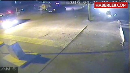 Okulun Teröristlerce Ateşe Verilme Anı Güvenlik Kamerasında