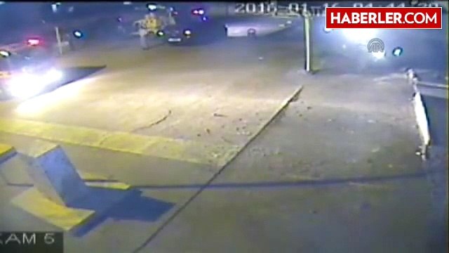 Okulun Teröristlerce Ateşe Verilme Anı Güvenlik Kamerasında