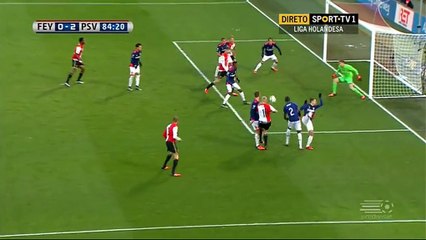 0-2 Luciano Narsingh Goal Holland  Eredivisie - 17.01.2016, Feyenoord 0-2 PSV Eindhoven