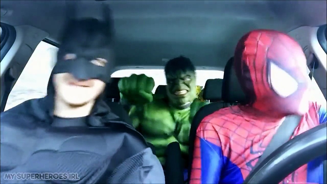Cheerful superheroes