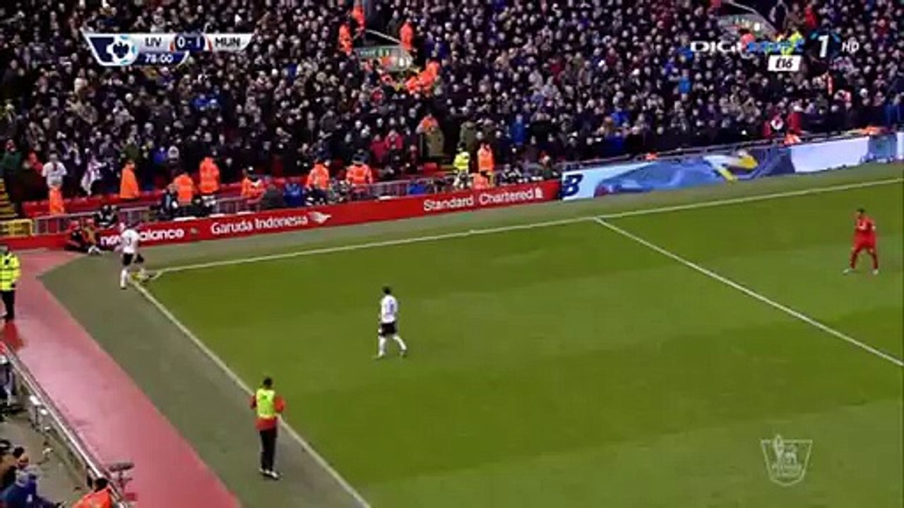 Ronney GOAL (0:1) Liverpool vs Manchester United