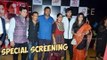 Gurmeet Choudhary, Ajaz khan, Mahesh Manjrekar Attains Janiva Marathi Movie Screening