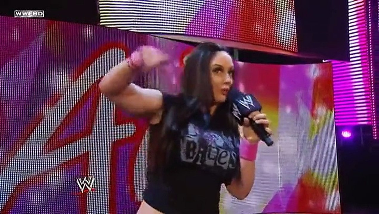 WWE Aj Lee vs Natalya show