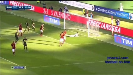 Roma vs Hellas Verona  -  Highlights -  Full Match  17 Jan 2016