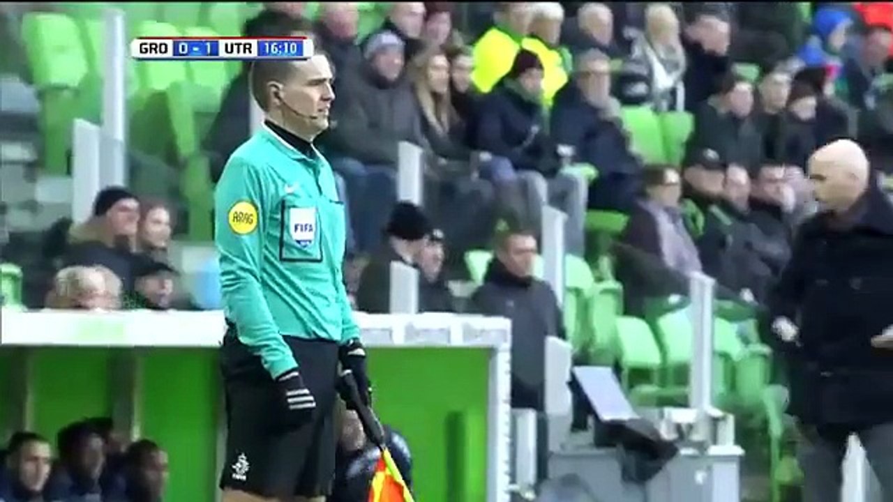 Groningen vs. Utrecht  1 - 4 All Goals (Eredivisie - 17 January 2016)