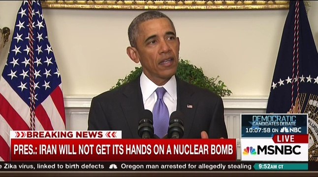 Watch President Obama's Remarks on Iran Prisoner Swap and Nuclear Deal