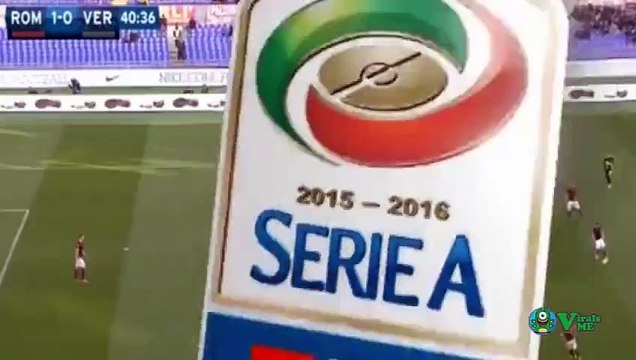 AS Roma 1-1 Hellas Verona Highlights Serie A 17-01-2016