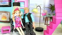 Casa da Barbie em Madeira Anna Frozen e Kristoff devem morar lá? Casa de Boneca ToyToysBr