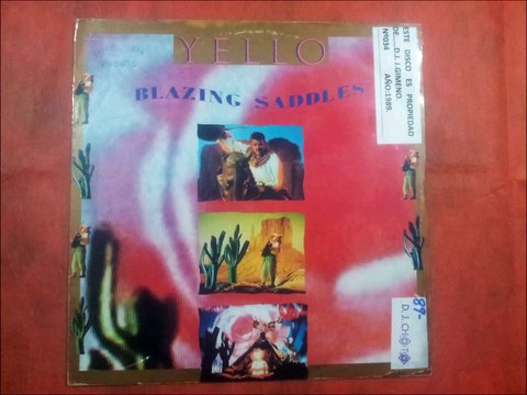 YELLO.(BLAZING SADDLES.(LATINOHOUSE REMIX.)(12''.)(1989.)