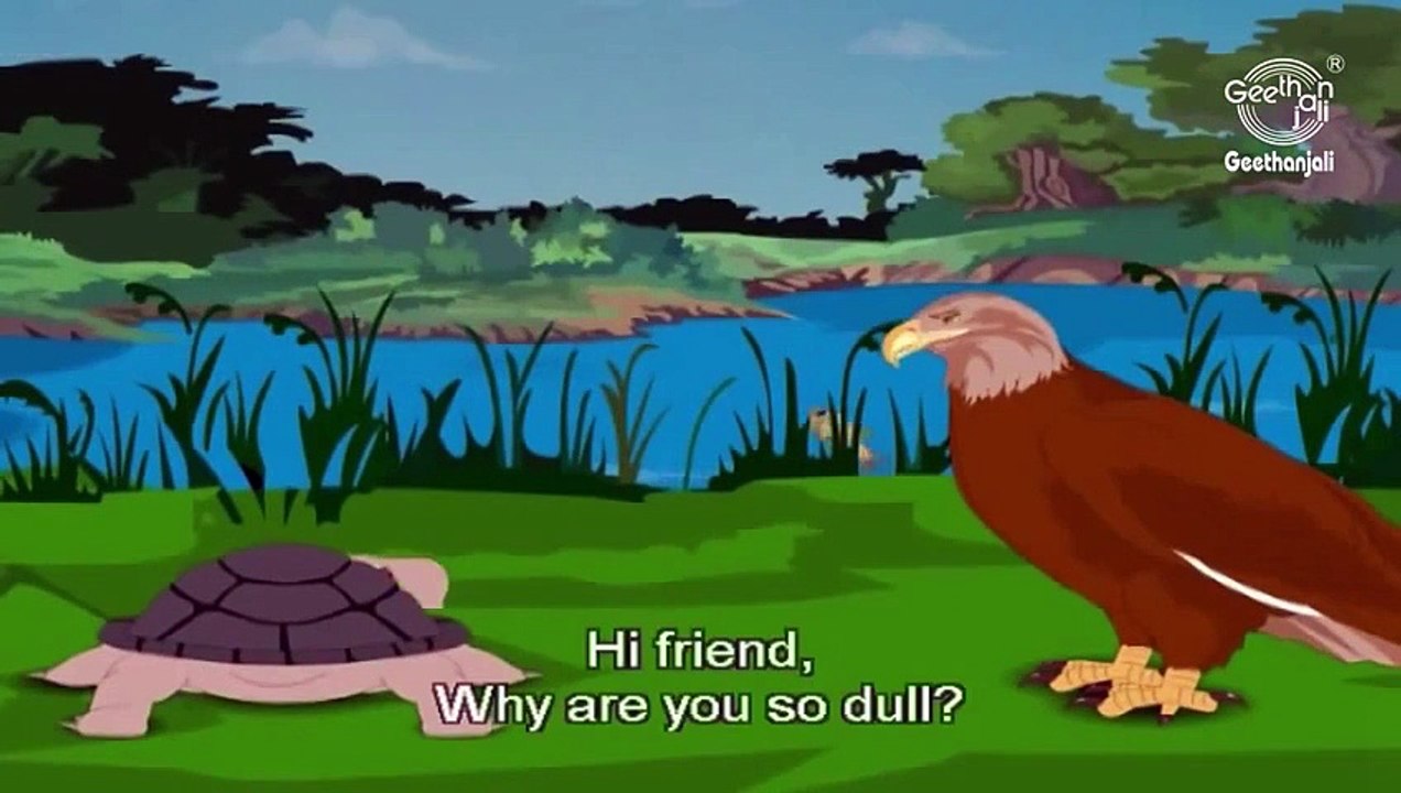 Aesops Fables - The Tortoise and The Eagle - Moral Stories for Kids