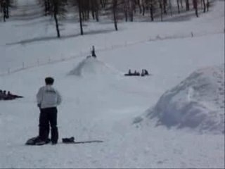 Vacances vivantes au snowpark, Sestrière 2007
