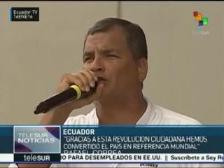 A 9 años de Revolución Ciudadana en Ecuador, Correa destaca logros
