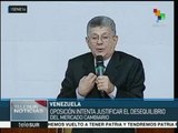 Venezuela: oposición intenta justificar el desequilibrio cambiario