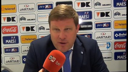 Hein Vanhaezebrouck: "On les a pris à la gorge dès le début"