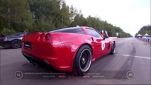 Corvette Z06 Supercharged vs Nissan GT R