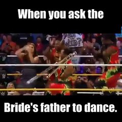 When brides father dance-funny video