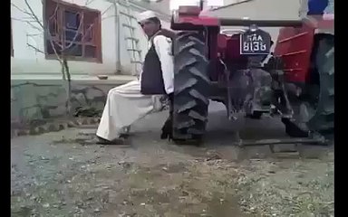 See How This Man Lift the Tractor-Top Funny Videos-Top Prank Videos-Top Vines Videos-Viral Video-Funny Fails