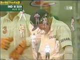 Funny Indian cricket moment, Agarkar raises his bat after scoring a single, after 7 ducks!. Rare cricket video
