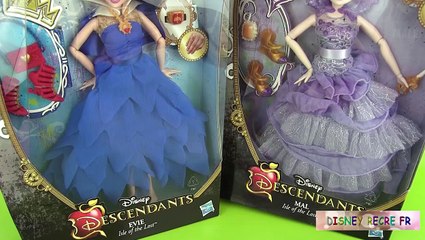 Descendants Poupées Dolls Evie et Mal Review Pâte à Modeler Play Doh