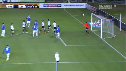 1-1 Antonio Caracciolo Goal Italy  Serie B - 17.01.2016, Brescia Calcio 1-1 AC Cesena