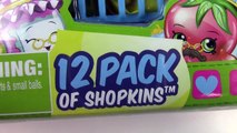 MLP Shopkins 12 Pack Mystery Surprise Blind Bag My Little Pony Toy Review Opening Apple Fa