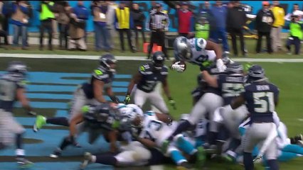 Jonathan Stewart leaps for 1-yard touchdown