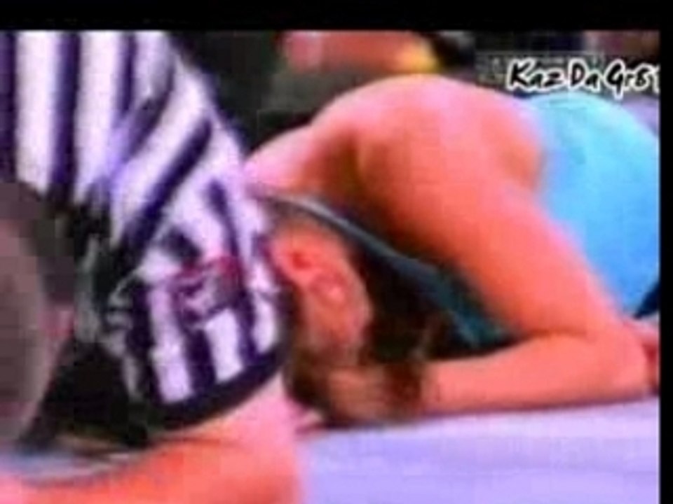 Stephanie Gets Hurt By Chris Jericho
