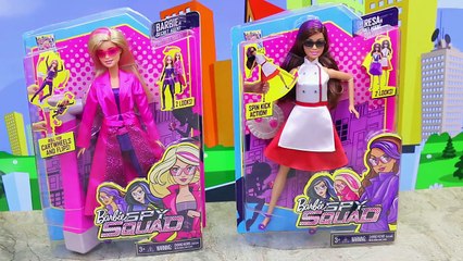 NEW BARBIE SPY SQUAD Dolls From 2016 Movie Fight Frozen Hans & Little Mermaid Ursula Dolls