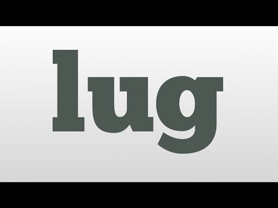 lug meaning and pronunciation
