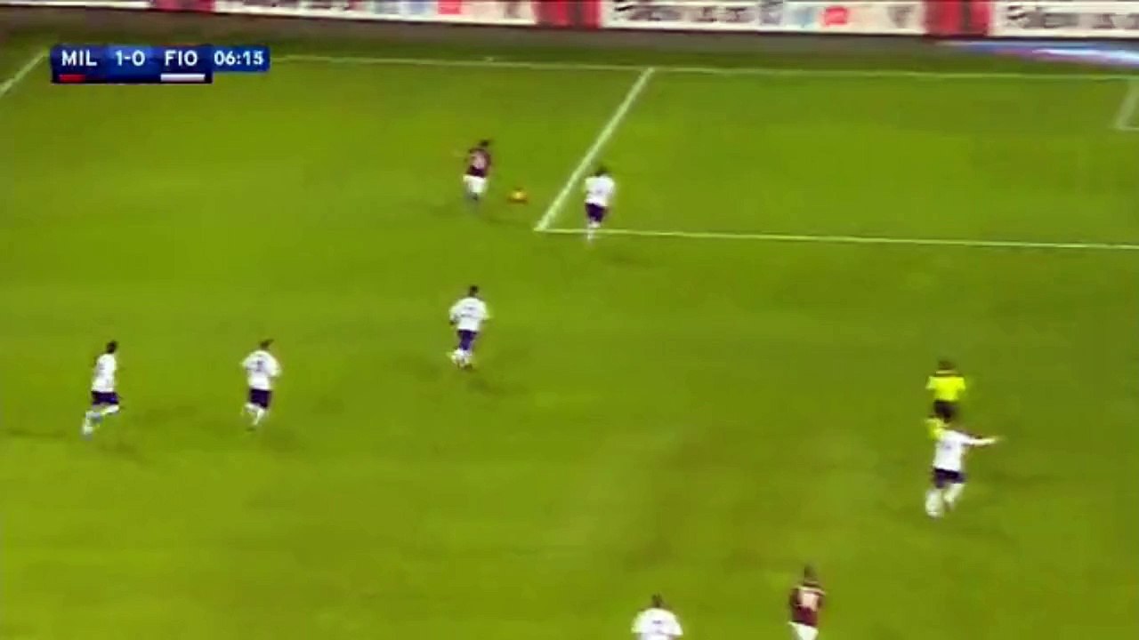 Carlos Bacca ~ AC Milan 1-0 Fiorentina ~