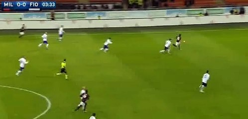 GOOOOAL Carlos Bacca Goal - AC Milan 1 - 0 Fiorentina - 17-01-2016
