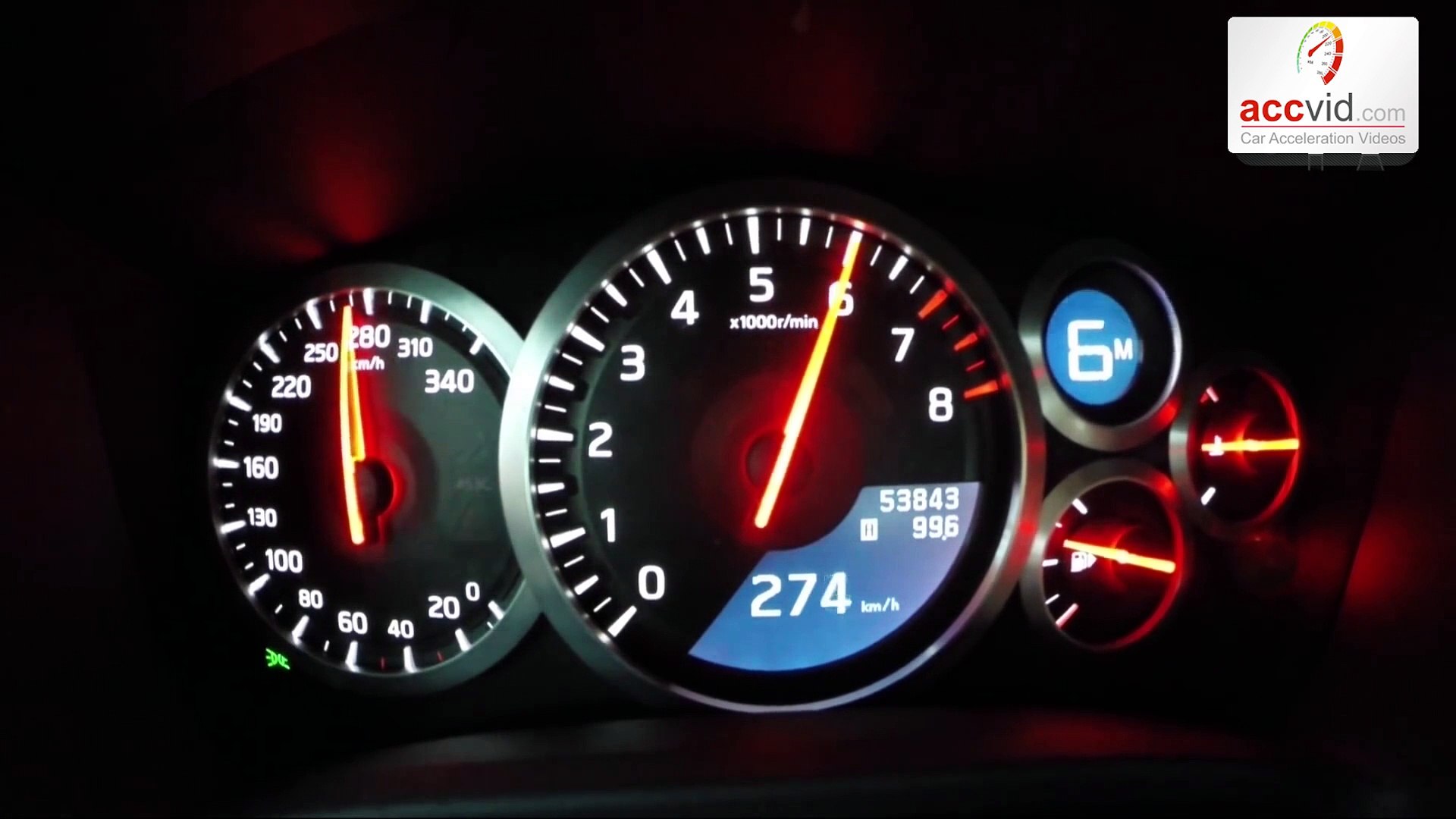12 Nissan Gtr 560hp 0 290 Kmh Onboard Acceleration Video Dailymotion