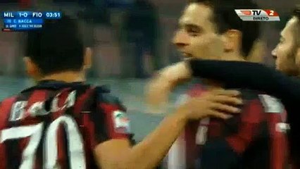Carlos Bacca Goal - AC Milan 1 - 0 Fiorentina Serie A 17-01-2016
