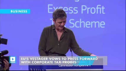 EU's Vestager Vows to Press Forward With Corporate Tax Probes