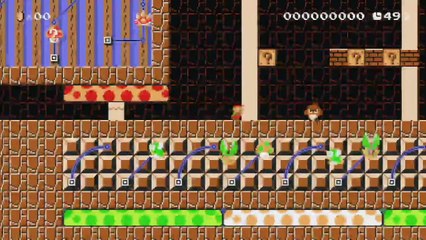 Super Mario Maker - Viewer Levels - Name: "SM 1-1: The Visual Experience" - ID: 6433-0000-0119-A68C